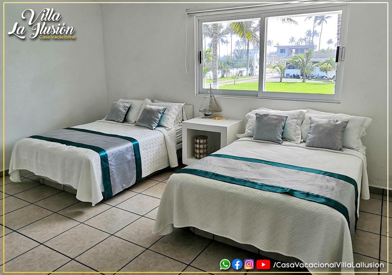 Villa La Ilusion Casa Vacacional Tecolutla Esterno foto
