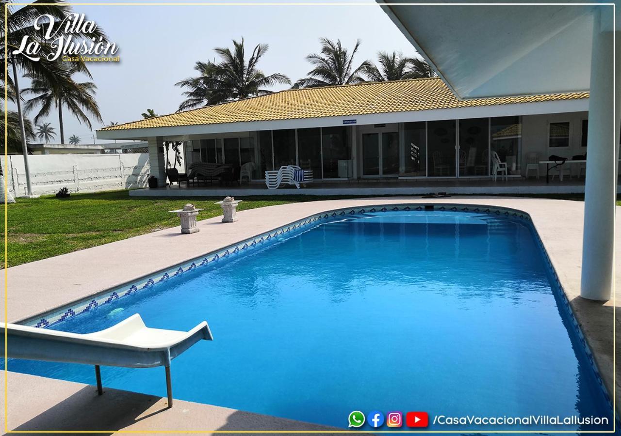 Villa La Ilusion Casa Vacacional Tecolutla Esterno foto